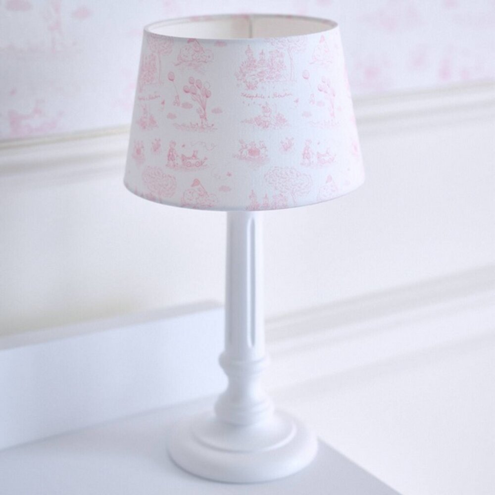 Kleine lampenkap - Gedrukt Pink garden party