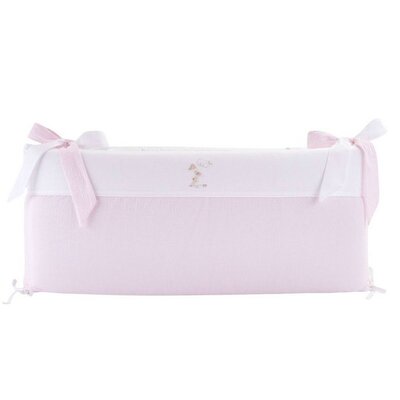 Bedbeschermer 70cm - Katoen (70x70x70cm) H:30cm Pink garden party