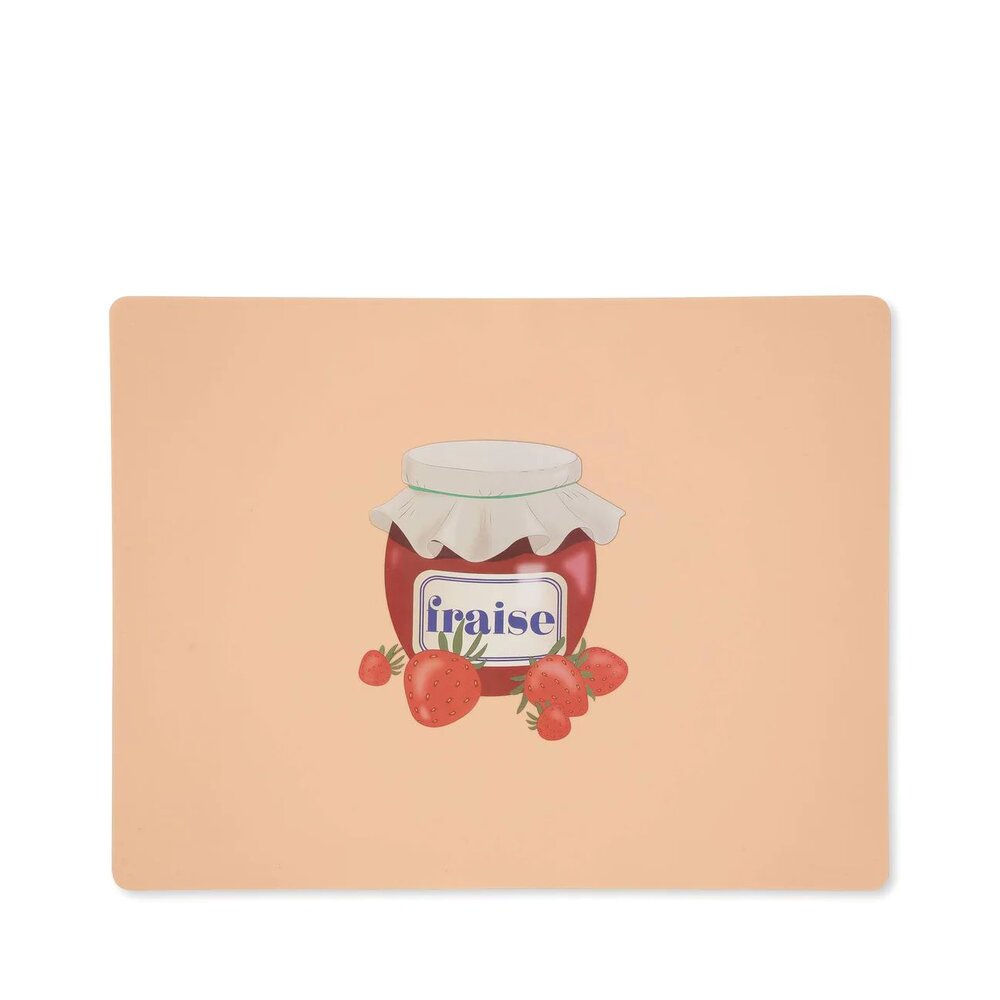 Silicone placemat Fraise