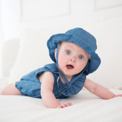 Baby romper jeans Alixe Blauw