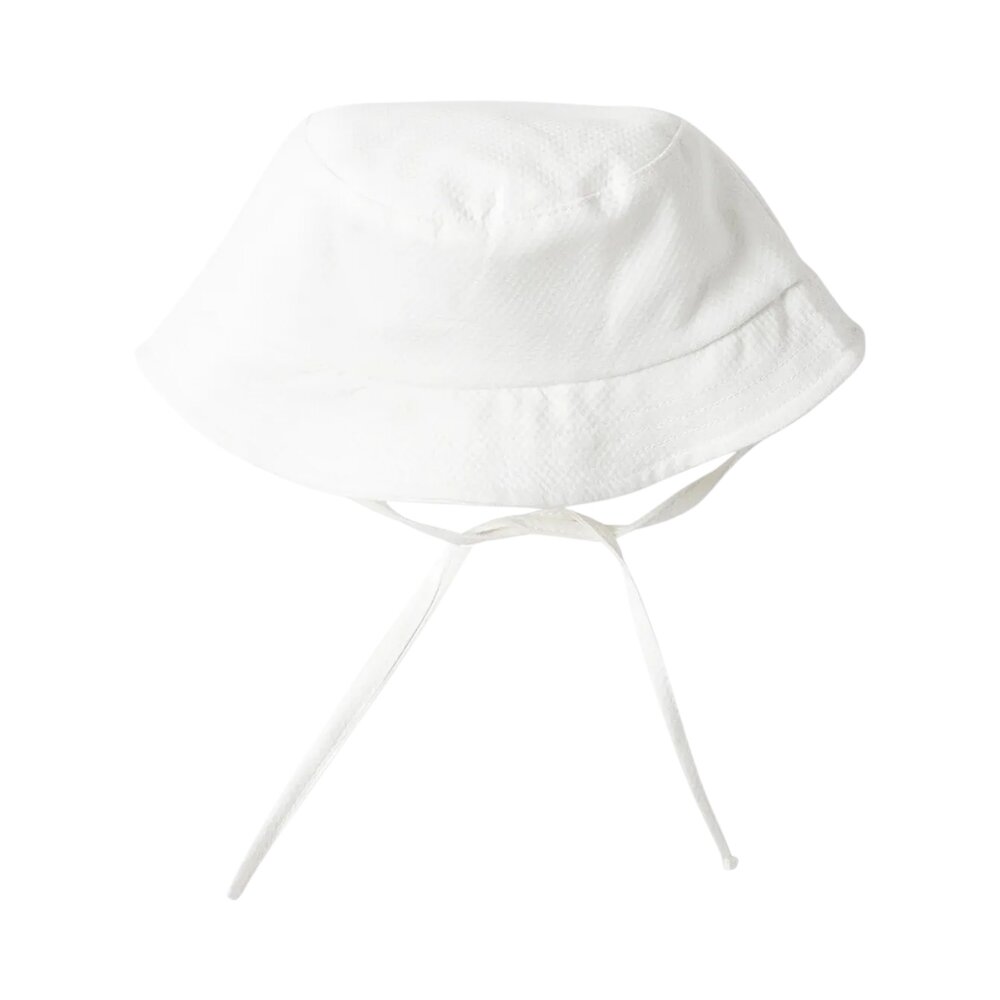 Zomerhoedje wit unisex wit
