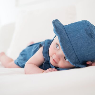 Baby romper jeans Alixe Blauw