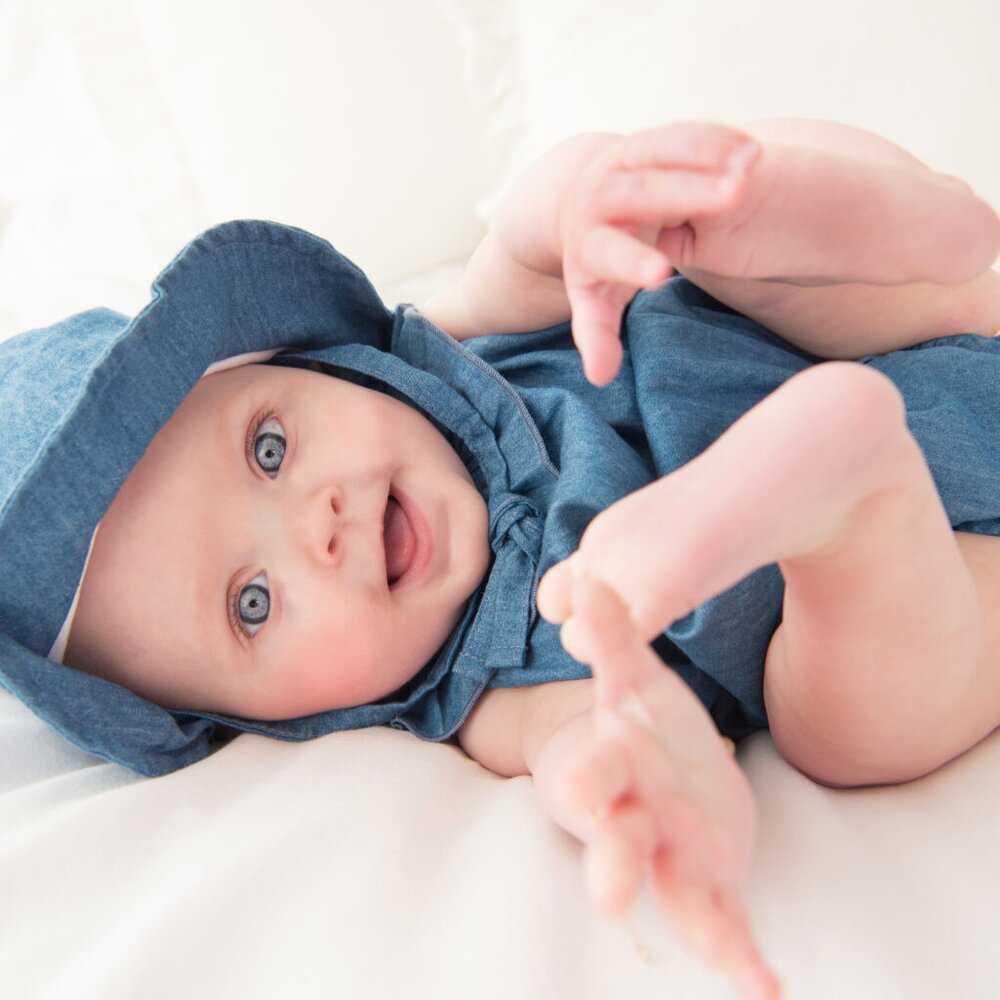 Baby romper jeans Alixe Blauw