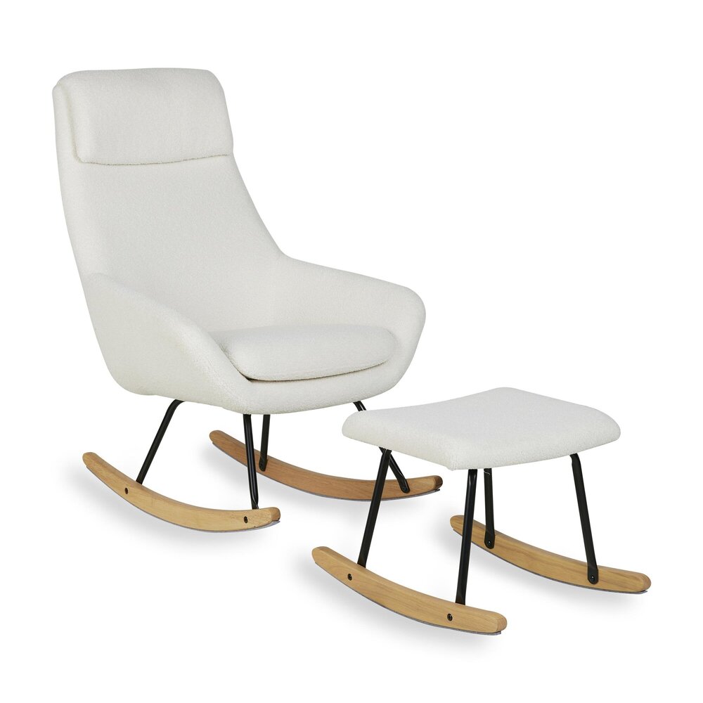 Schommelstoel Rocking Nordic Sheep beige