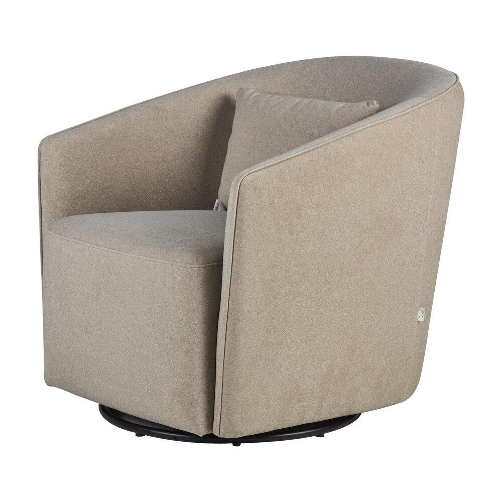 Gomi - 360° draai- en schommelzetel (swivel & gliding chair) Mohair Latte
