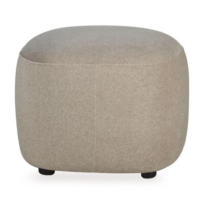 Gomi - Ottoman voetensteun Mohair Latte