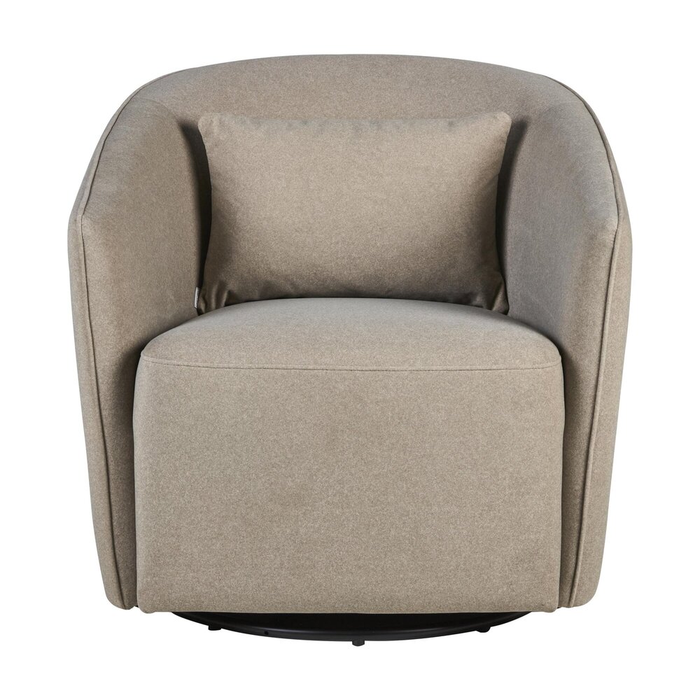 Gomi - 360° draai- en schommelzetel (swivel & gliding chair) Mohair Latte