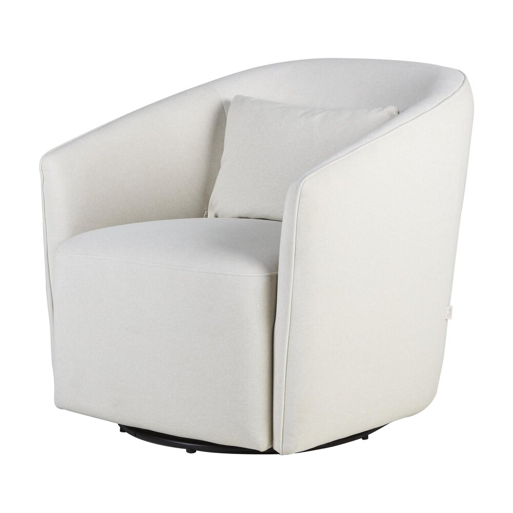Gomi - 360° draai- en schommelzetel (swivel & gliding chair) Mohair Beige