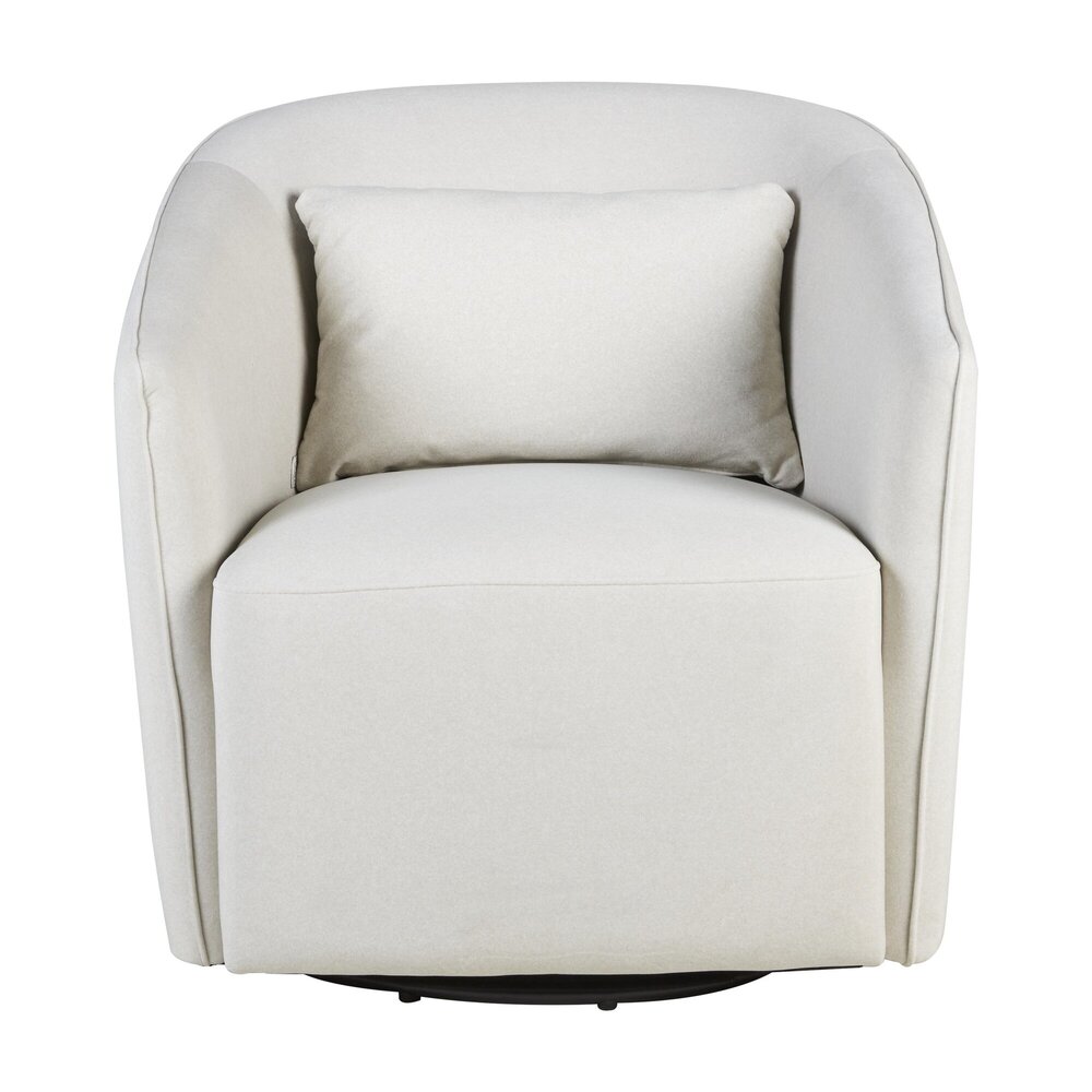 Gomi - 360° draai- en schommelzetel (swivel & gliding chair) Mohair Beige
