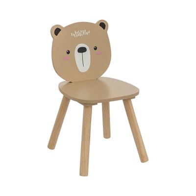 Teddybeer kinderstoel - 27x27x46cm Beige