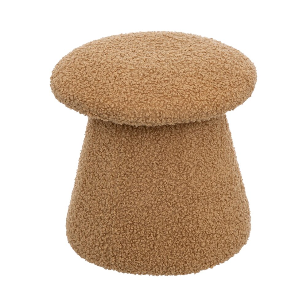 Teddy poef - Ø28xH28cm Bruin