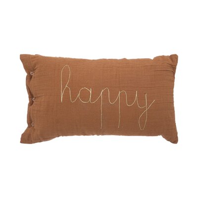 Lili Happy kussen - 50x30cm Bruin
