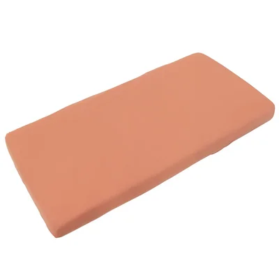 Hoeslaken soft 60x120 Sunrise Orange