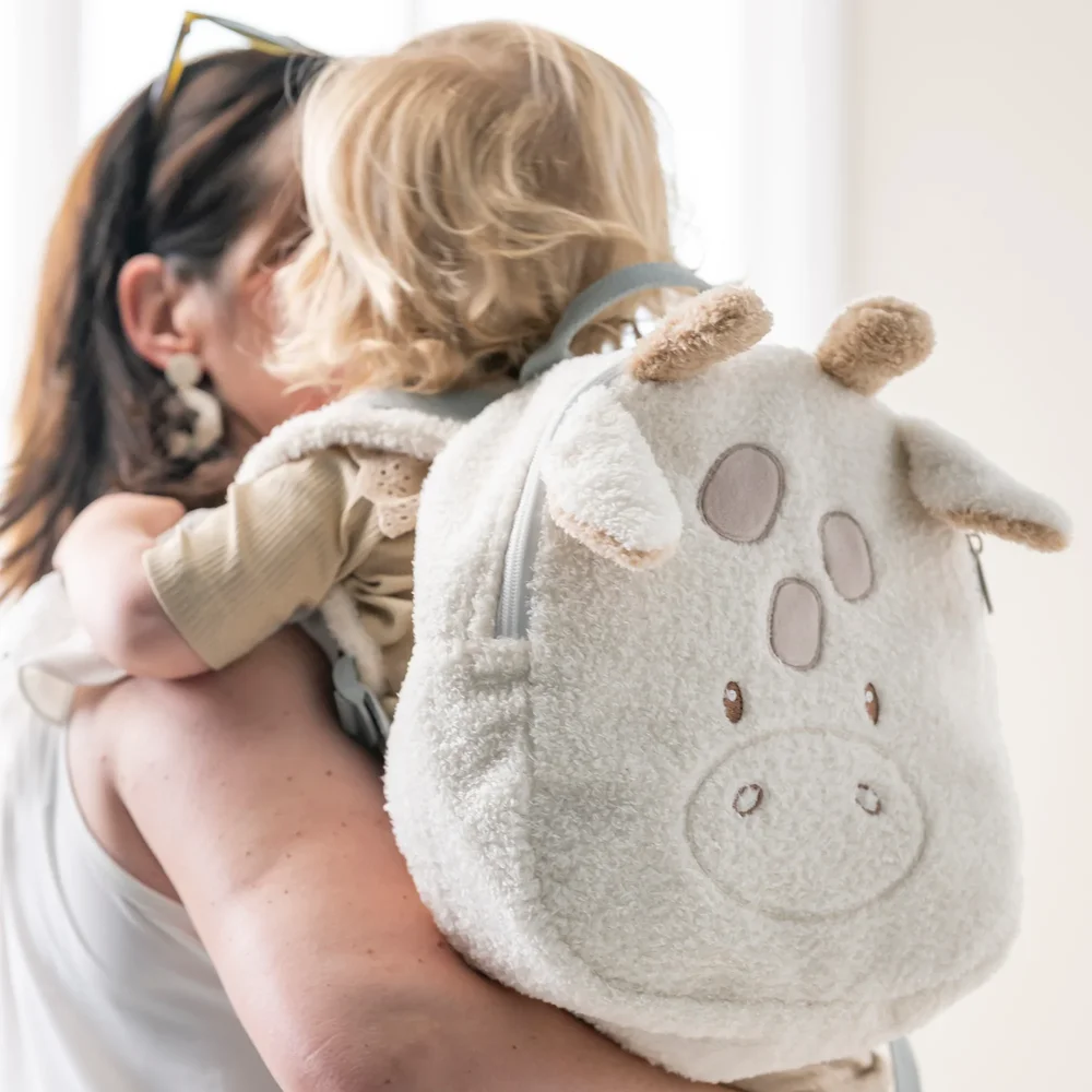 Rugzak giraf (33 cm) Teddy ecru