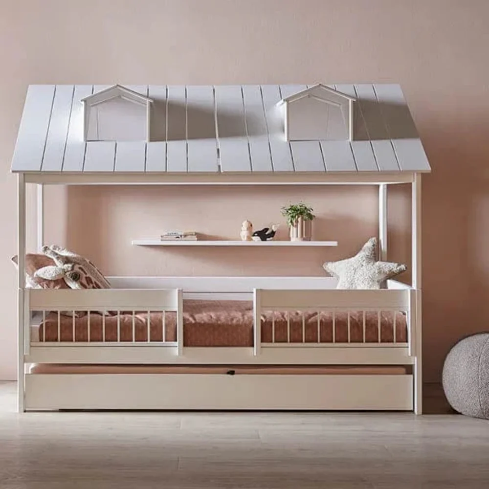Beach house op 6101 / luxe lattenbodem Wit