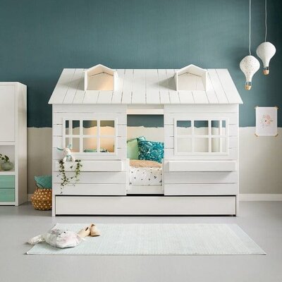 Basis hutbed - lake house 2 / luxe l. Wit