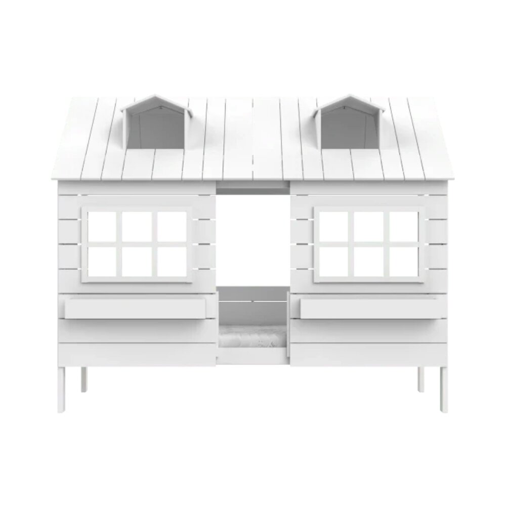 Basis hutbed - lake house 2 / luxe l. Wit