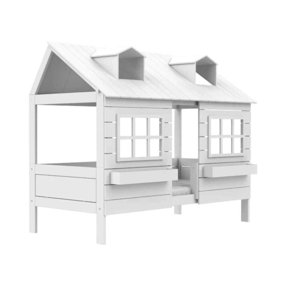Basis hutbed - lake house 2 / luxe l. Wit