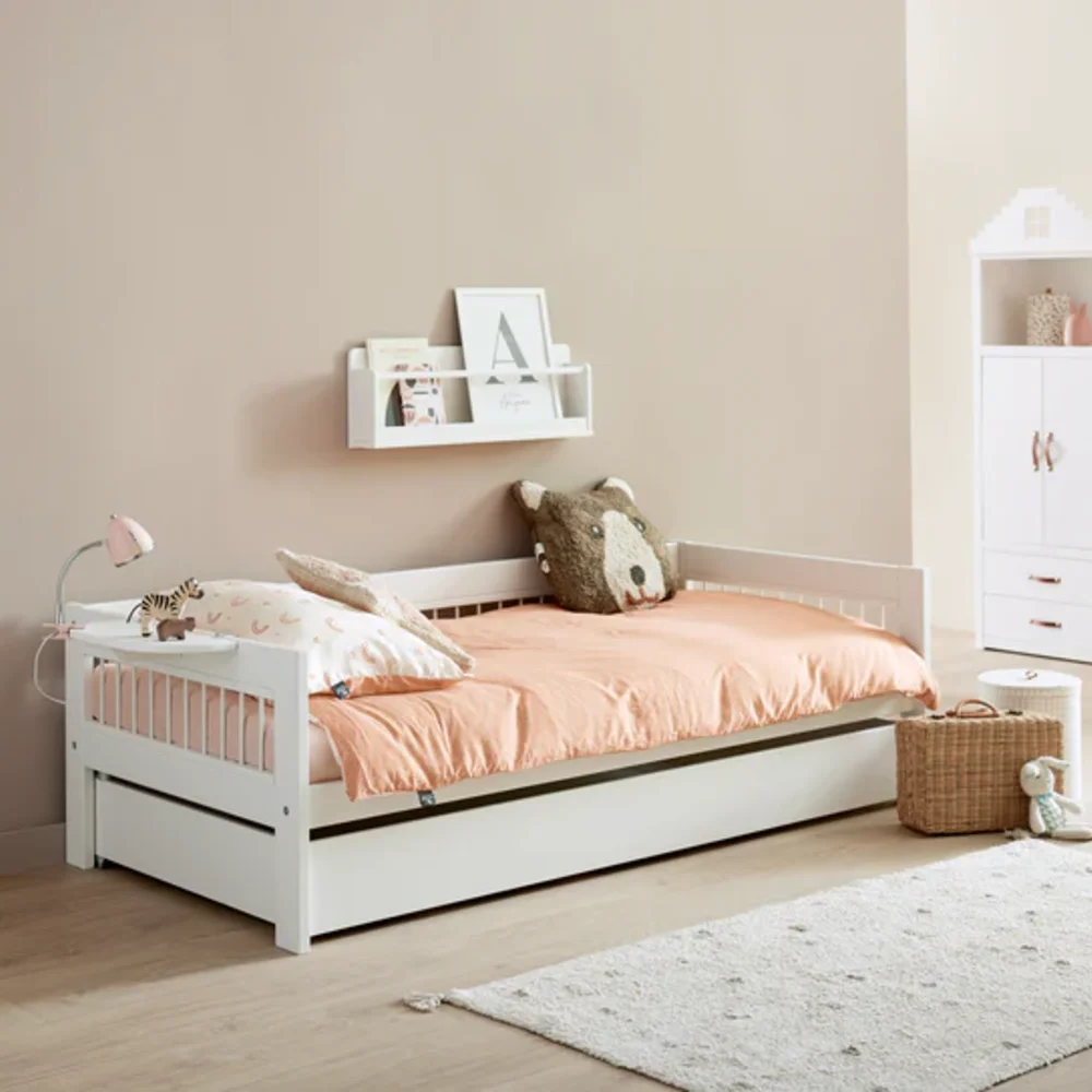 Basisbed breeze / luxe lattenbodem Wit