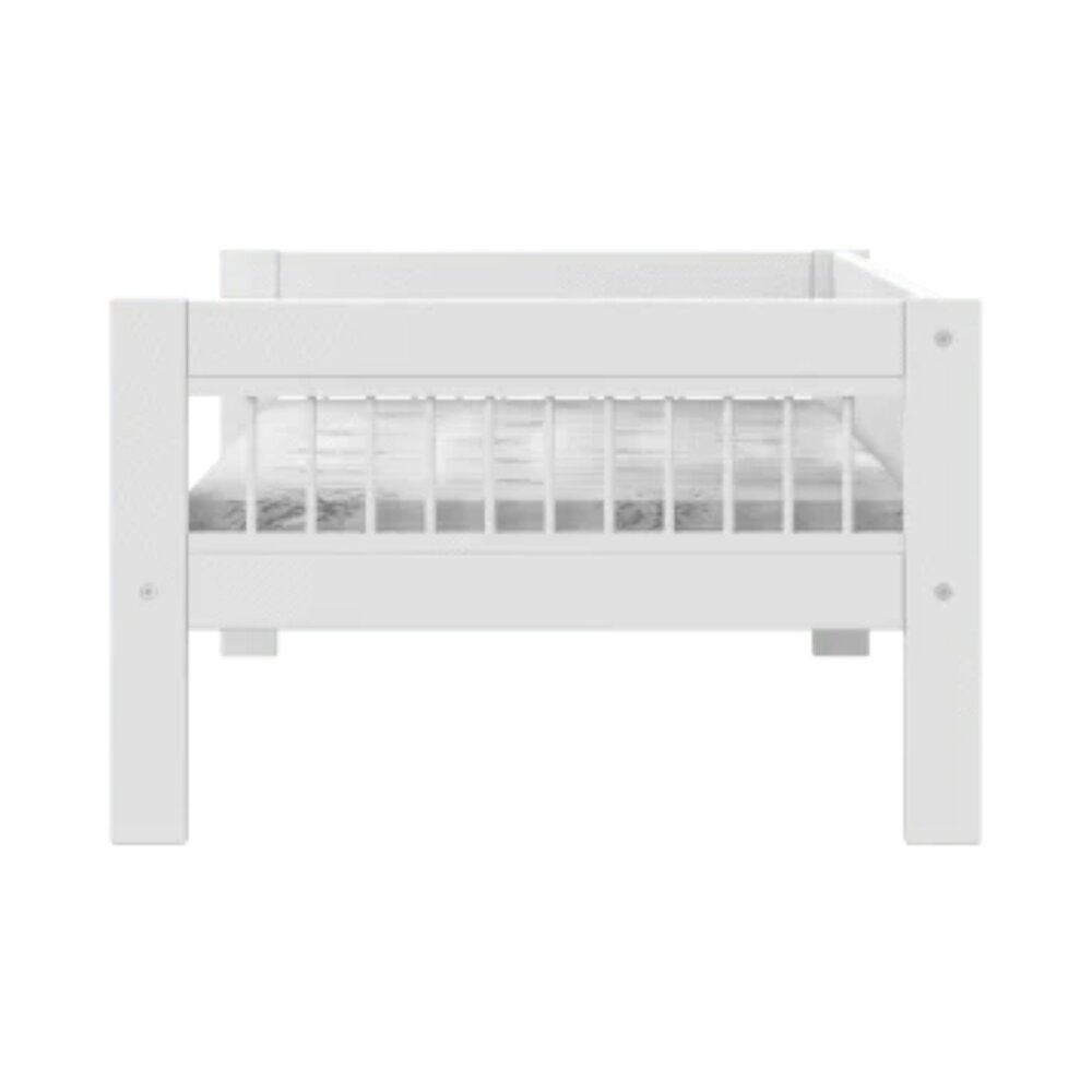 Basisbed breeze / luxe lattenbodem Wit