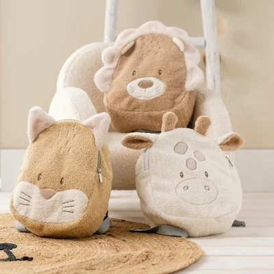 Rugzak giraf (33 cm) Teddy ecru Rugzak giraf (33 cm) Teddy ecru