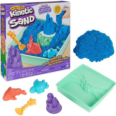 Kinetic Sand - Zandbak-Set Blauw