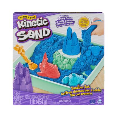 Kinetic Sand - Zandbak-Set Blauw