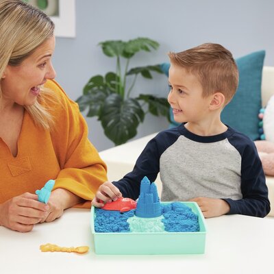 Kinetic Sand - Zandbak-Set Blauw