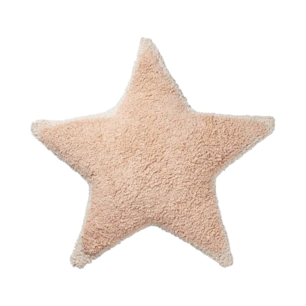 Gevormd kussen star – peach