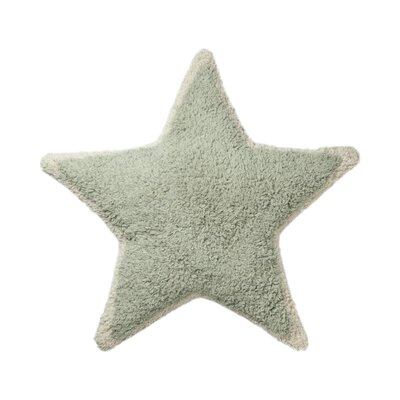 Gevormd kussen star – sage blue