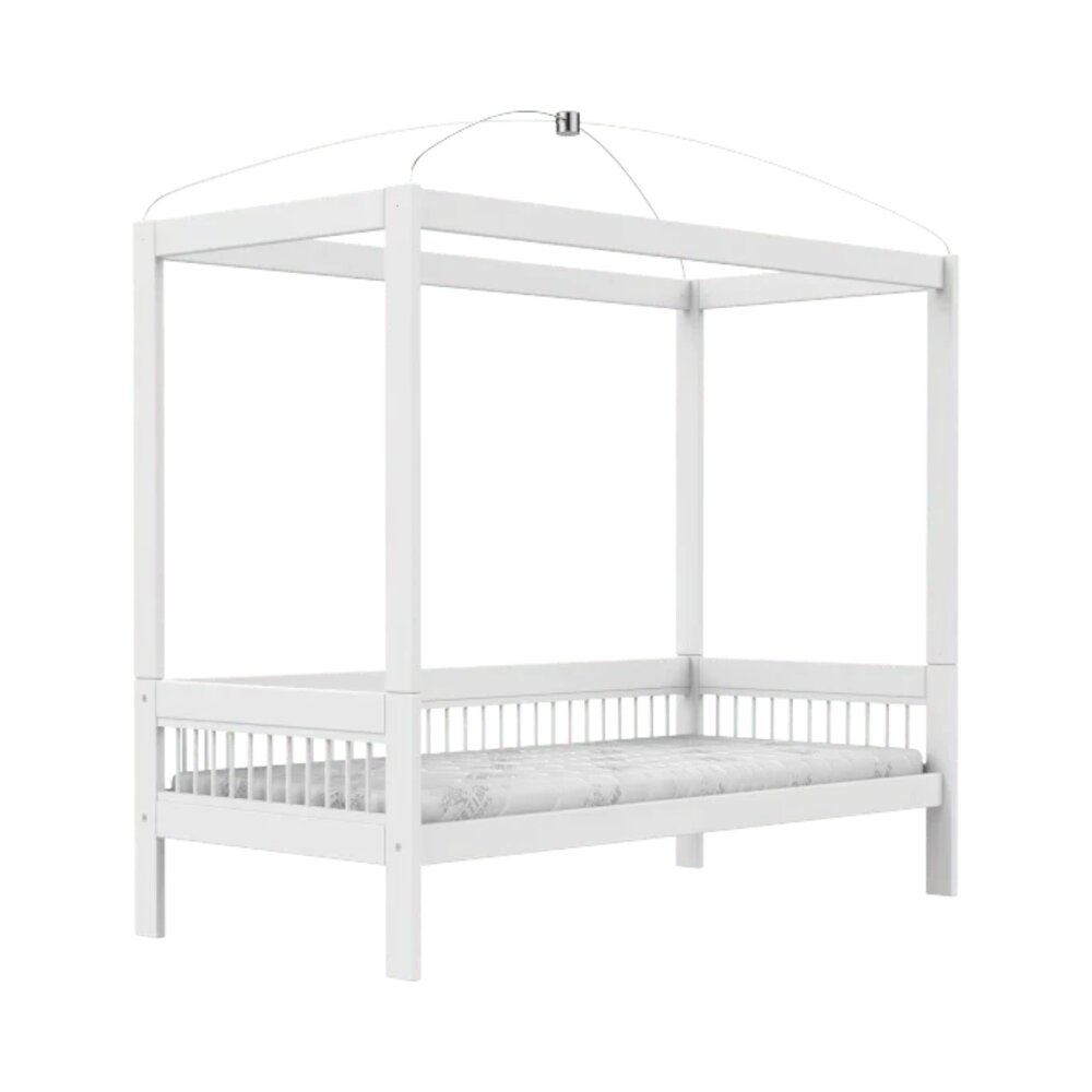 Hemelbed breeze /  luxe lattenbodem Wit