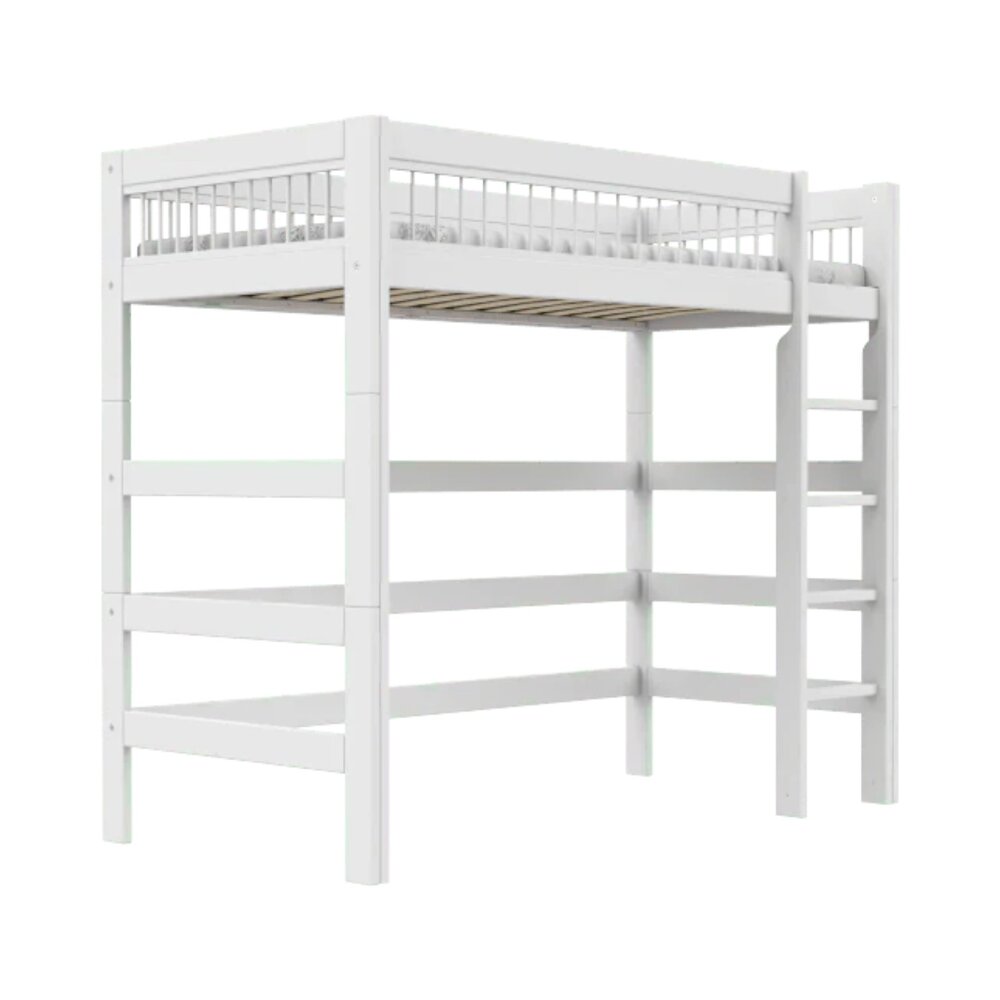 Hoogslaper breeze / luxe lattenbodem Wit