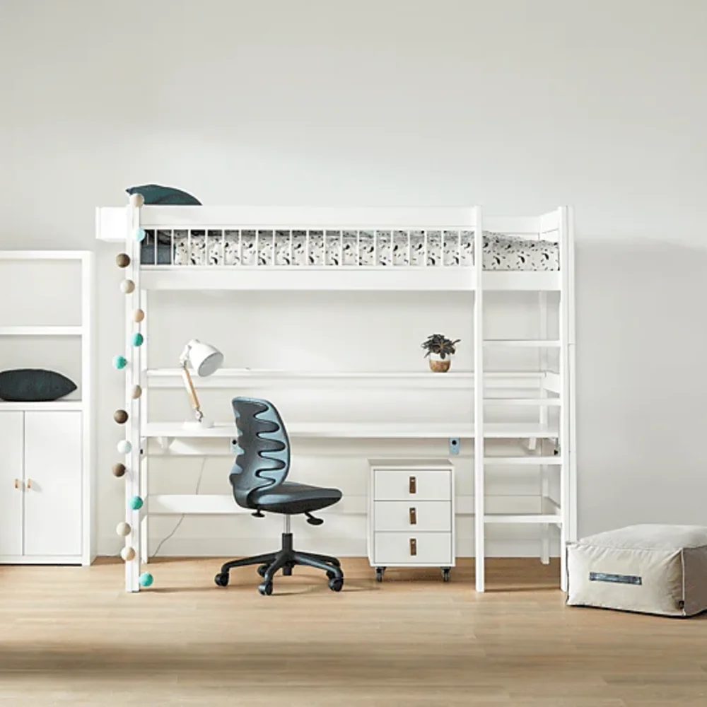 Hoogslaper breeze / luxe lattenbodem Wit