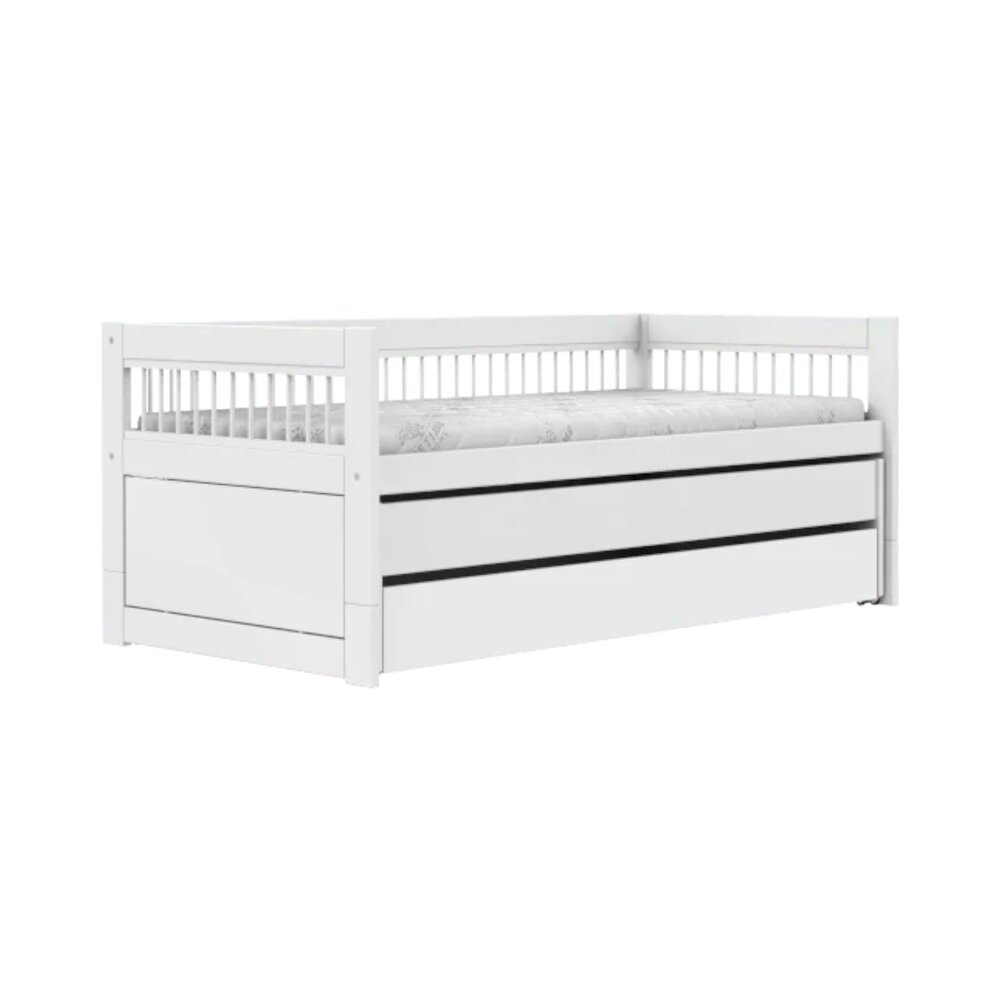 Kajuitbed breeze/ logeerbed/ bedlade / luxe latten Wit