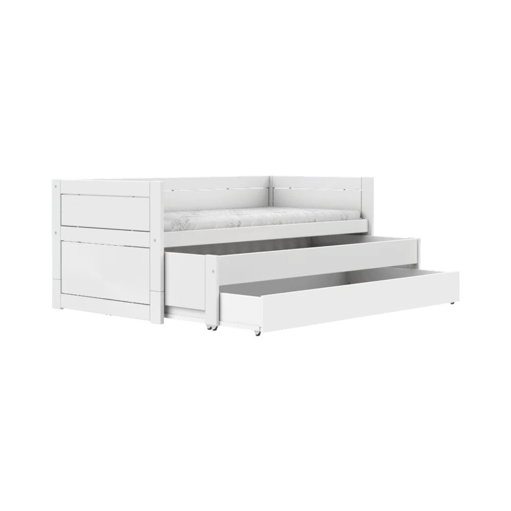 Kajuitbed breeze/ logeerbed/ bedlade / luxe latten Wit
