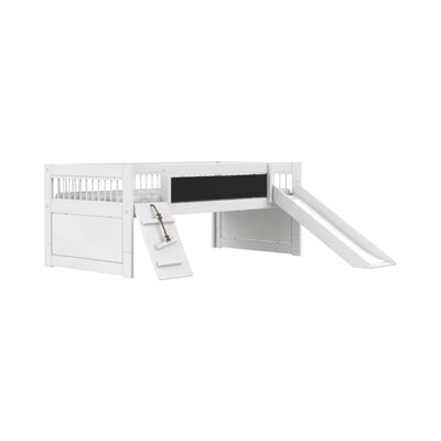 Kajuitbed climb & slide brezze/ luxe lattenbodem Wit