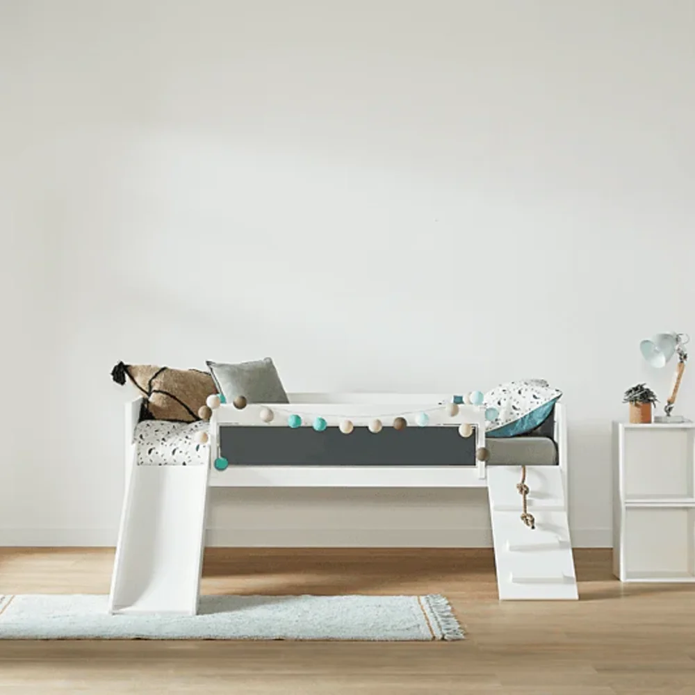 Kajuitbed climb & slide brezze/ luxe lattenbodem Wit
