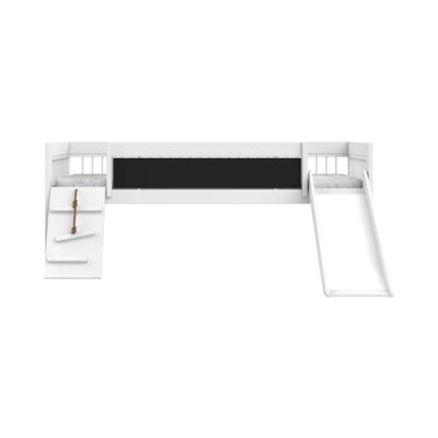 Kajuitbed climb & slide brezze/ luxe lattenbodem Wit