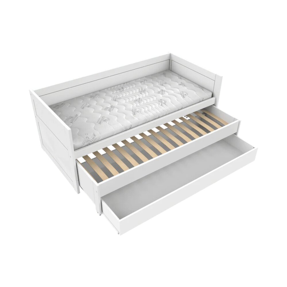 Kajuitbed breeze/ logeerbed/ bedlade / luxe latten Wit
