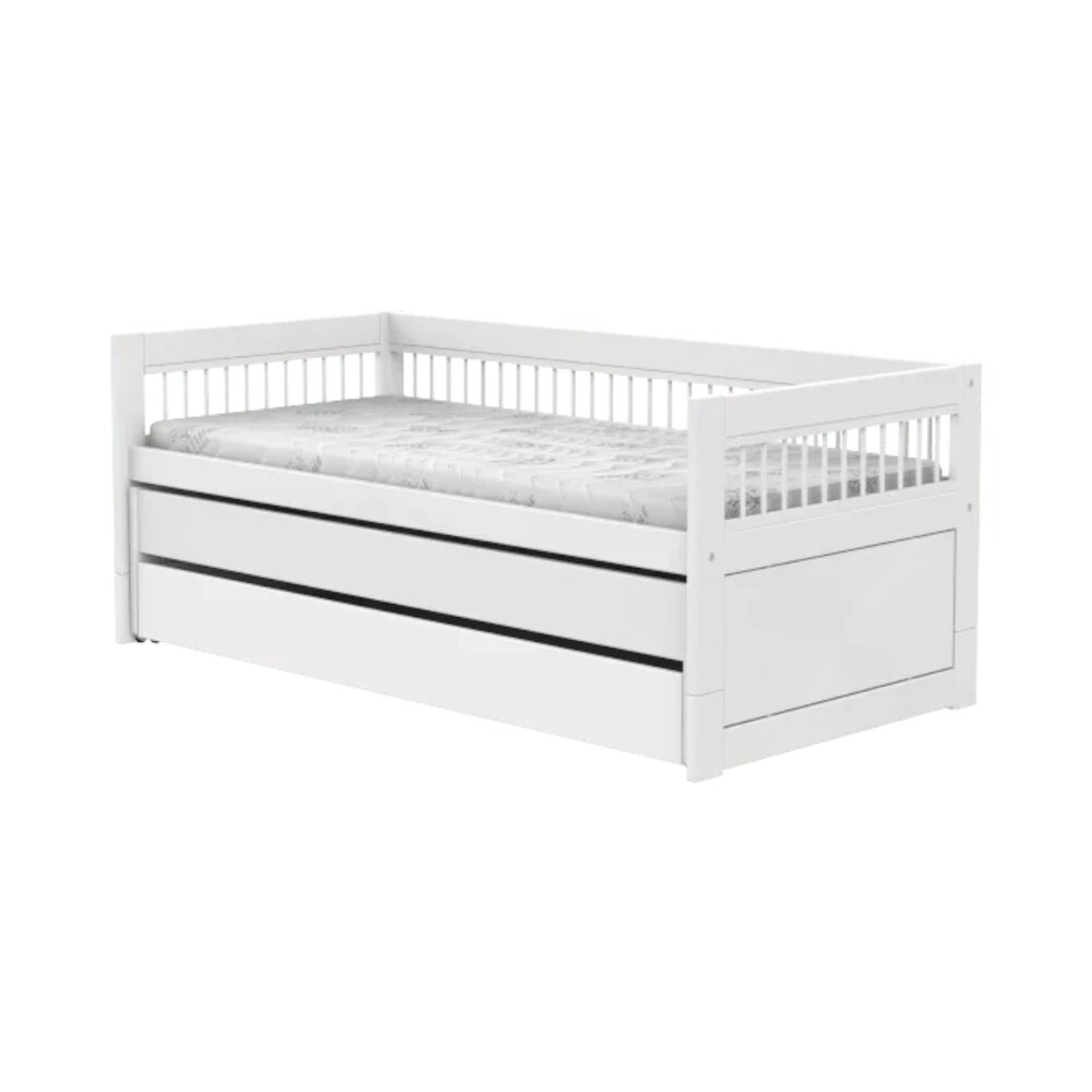Kajuitbed breeze/ logeerbed/ bedlade / luxe latten Wit