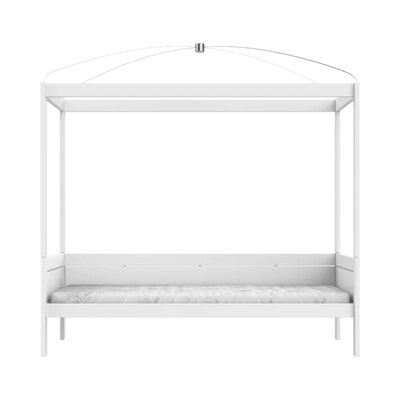 Hemelbed /  luxe lattenbodem Wit