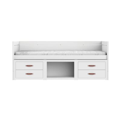 Kajuitbed met boekenkast/ luxe /excl. grepen Wit