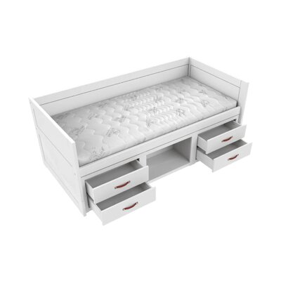 Kajuitbed met boekenkast/ luxe /excl. grepen Wit