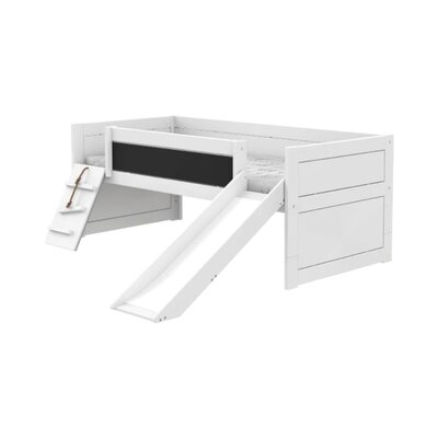 Kajuitbed climb & slide / luxe lattenbodem Wit