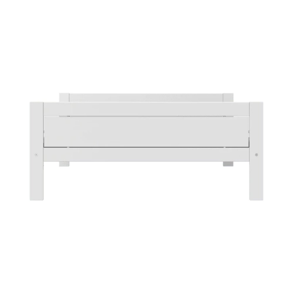 Basisbed 140x200 / luxe lattenbodem Wit