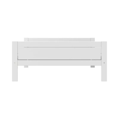 Basisbed 140x200 / luxe lattenbodem Wit