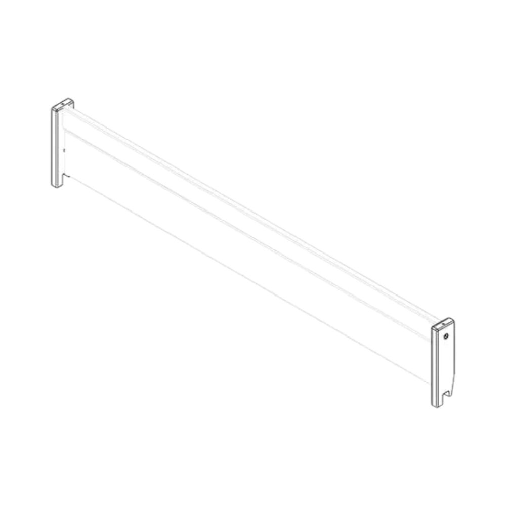 2 steunen voor bedfront 626 / 6261 Wit 2 steunen voor bedfront 626 / 6261 Wit