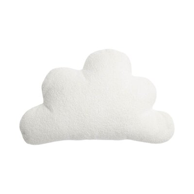 Gevormd kussen wolk - happy rabbit Wit