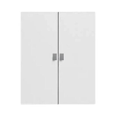 Set hoge deuren voor boekenkast Wit