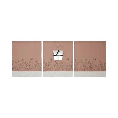 Speelgordijn - happy rabbit / bedhoogte 128 cm Roze